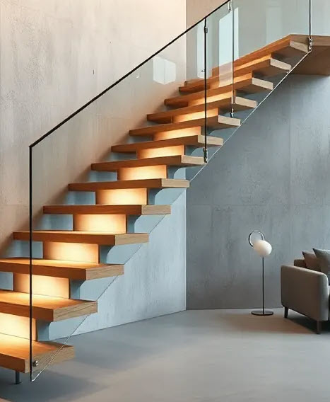 escalier verre atelier bichat annecy